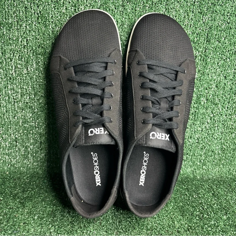 Xero Shoes Dillon Barefoot Mesh Sneakers Shoes Low Top‎ Lace Up Black Men's 15